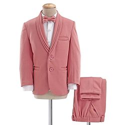 Babyhug Full Sleeves 3 Piece Party Suit with Stretch & Bow - White & Pink