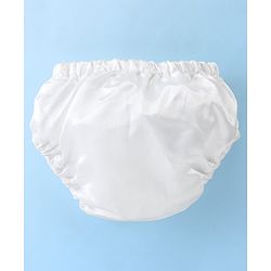 Babyhug Sleeveless Baptism Set With Floral Applique - White