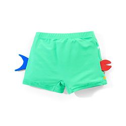 Babyhug Crab Print Swimming Trunk - Green