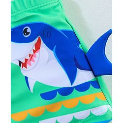 Babyhug Crab Print Swimming Trunk - Green