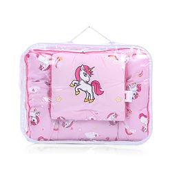 Babyhug Velour Sleeping Bag Animal Faces Print - Multicolor