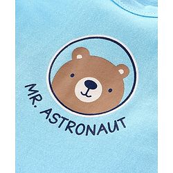 Babyhug 100% Cotton Knit Sleeveless Bear Print Sando Pack of 3 - Multicolour