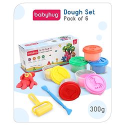 Babyhug Dough Set Pack of 6 - 300 g