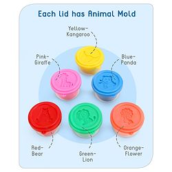 Babyhug Dough Set Pack of 6 - 300 g