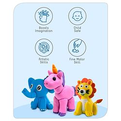 Babyhug Dough Set Pack of 6 - 300 g