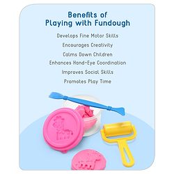 Babyhug Dough Set Pack of 6 - 300 g