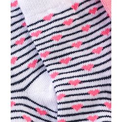 Cutewalk By Babyhug Anti Bacterial Ankle Length Socks Butterfly Design Pack Of 3 - Multicolour