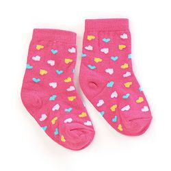 Cutewalk By Babyhug Anti Bacterial Ankle Length Socks Kitty Design Pack Of 3 - Multicolour