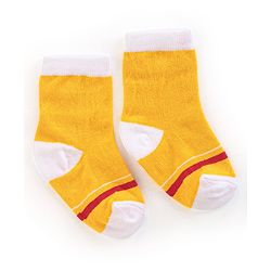 Cutewalk By Babyhug Anti Bacterial Ankle Length Socks Sun Design Pack Of 3 - Multicolour