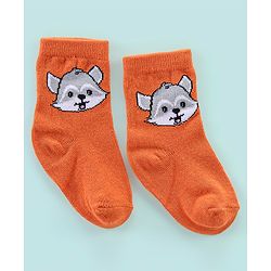 Cute Walk by Babyhug Anti Bacterial Ankle Length Socks Striped Design Pack Of 5 - Multicolour