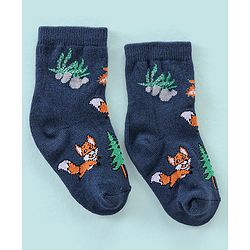 Cute Walk by Babyhug Anti Bacterial Ankle Length Socks Striped Design Pack Of 5 - Multicolour