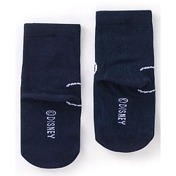 Cute Walk Disney by Babyhug Cotton Knit Anti Bacterial Ankle Length Socks Minnie Mouse Design Pack of 3 - Black Pink & Grey