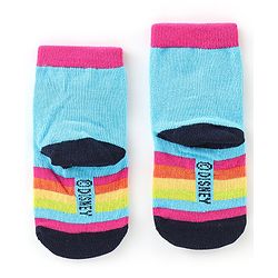 Cute Walk By Babyhug Anti Bacterial Non Terry Ankle Length Minnie Mouse Print Socks Pack Of 3 - Multicolor