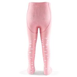 Cutewalk by Babyhug Non Terry Footed Anti Bacterial Star Design Tights  - Pink