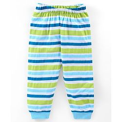 Babyhug Cotton Knit Full Sleeves Wild Animals Printed Night Suit - Blue