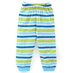 Babyhug Cotton Knit Full Sleeves Wild Animals Printed Night Suit - Blue