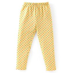 Babyhug Cotton Lycra Full Length Stretchable Legging Butterfly Print Pack Of 3 - Pink Blue & Yellow