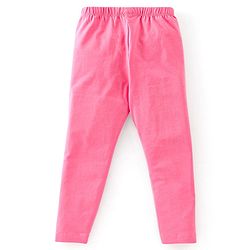 Babyhug Cotton Lycra Full Length Stretchable Legging Butterfly Print Pack Of 3 - Pink Blue & Yellow