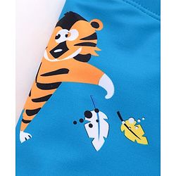 Babyhug Swimming Trunks Tiger Print - Blue