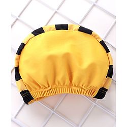 Babyhug Swimming Trunks with Cap Tiger Print - Yellow