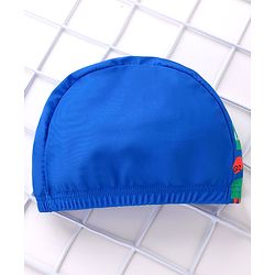 Babyhug Swimming Trunks with Cap Shark Print - Blue
