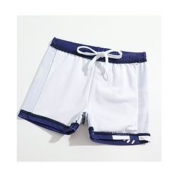 Babyhug Swimming Trunks with Cap Astronaut Print - Blue