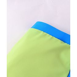 Babyhug Swimming Trunks with Cap Dino Print - Yellow & Blue