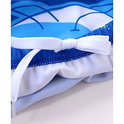 Babyhug Swimming Trunks Whale Print - Blue