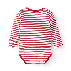 Babyhug Cotton Knit Full Sleeves Onesie Stripes Design - Multicolour