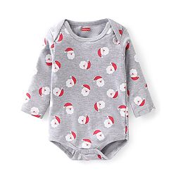 Babyhug Cotton Knit Full Sleeves Onesie Stripes Design - Multicolour