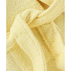 Babyhug Terry Woven Full Sleeves Hooded Bath Robe With Duck Patch- Yellow