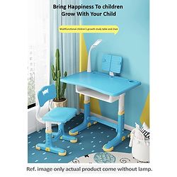 Babyhug Study Table & Chair Set with Height Adjustment  Pink| Reading Frame| Comfortable Backrest| Easy to Assemble| Easy to Clean and Maintain