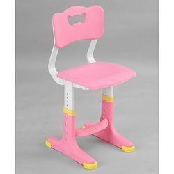 Babyhug Study Table & Chair Set with Height Adjustment  Pink| Reading Frame| Comfortable Backrest| Easy to Assemble| Easy to Clean and Maintain