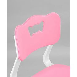 Babyhug Study Table & Chair Set with Height Adjustment  Pink| Reading Frame| Comfortable Backrest| Easy to Assemble| Easy to Clean and Maintain