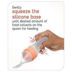 Babyhug Squeezy Silicone Food Feeder- Pink