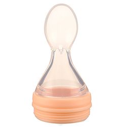 Babyhug Squeezy Silicone Food Feeder- Pink