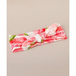 Babyhug Free Size Headband & Sunglasses with Floral Print - Pink