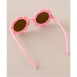 Babyhug Free Size Headband & Sunglasses with Floral Print - Pink