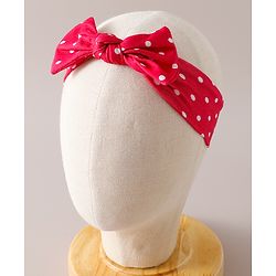 Babyhug Free Size Headbands With Bow Design Pack of 3 - Multicolor