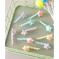 Babyhug Hair Pins Pack of 10 Free Size - Multicolor