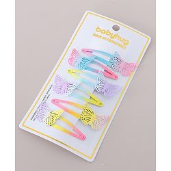 Babyhug Snap Clips Pack of 6- Multicolored