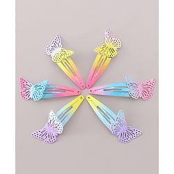 Babyhug Snap Clips Pack of 6- Multicolored