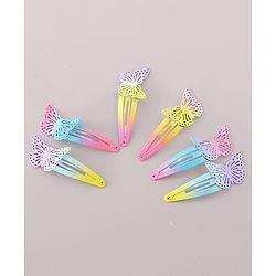 Babyhug Snap Clips Pack of 6- Multicolored