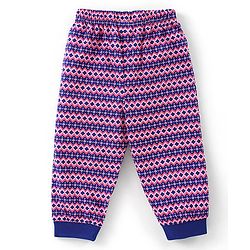 Babyhug Cotton Full Sleeves Night Suit Kitty Print- Pink & Purple