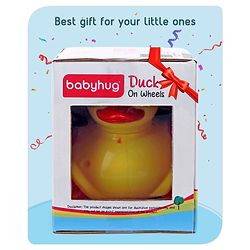 Babyhug Duck On Wheels- Yellow and Red