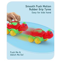 Babyhug Turtle On Wheel- Red & Green