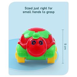 Babyhug Turtle On Wheel- Red & Green