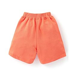 Babyhug Cotton Knit Half Sleeves T-Shirt & Shorts Set Football Print - Blue & Orange