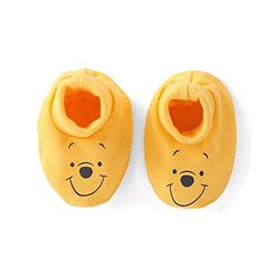 Babyhug 100% Cotton Knit Ear Applique Cap Mittens & Booties - Yellow