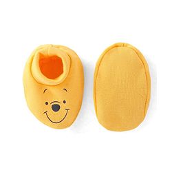 Babyhug 100% Cotton Knit Ear Applique Cap Mittens & Booties - Yellow